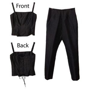 Dana Buchman Women's Petite Halter Top Pant Suit 6